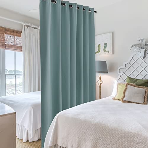 Privacy Room Divider Curtains for Office Bedroom Dorm Separation - view 4