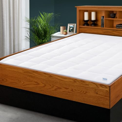 Quilted Comfort Waterbed Anchor Band Mattress Pad - King