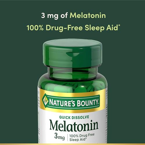 Melatonin 3mg Quick Dissolve, 240 Count - view 3