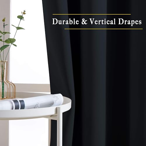 Black Out Curtains for Bedroom 84 Inches Long, W52xL84, 2 Panels - view 5