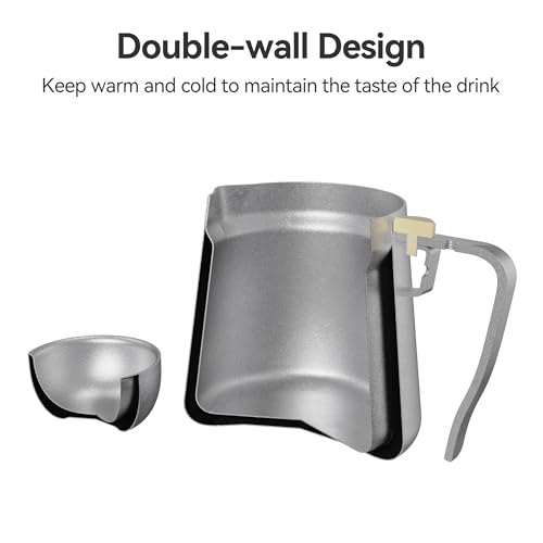 Titanium Tea Set, Portable Kung Fu Tea Pot with 3 Tea Cups, Double-layer Teapot with Strainer, Lightweight Tea Make for Outdoor Camping Backpacking Coffee - view 3