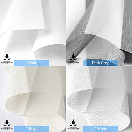 Zebra Shade Fabric Samples, Dual Layer Sheer Roller Shade Fabric Swatch - view 3