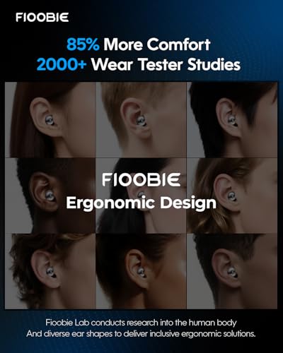 2026 Pro Ear Plugs for Sleeping, 46dB ASTM Certified Noise Cancelling Ear Plugs for Side Sleepers, 360° Pressure-Balanced, Snore & Noise Blocking with 6 Ear Tips, All-Day Comfortable Fit, Dark Phantom - view 6