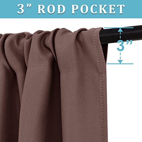 Blackout Curtains for Bedroom Living Room Nursery 72 inches Long - view 2