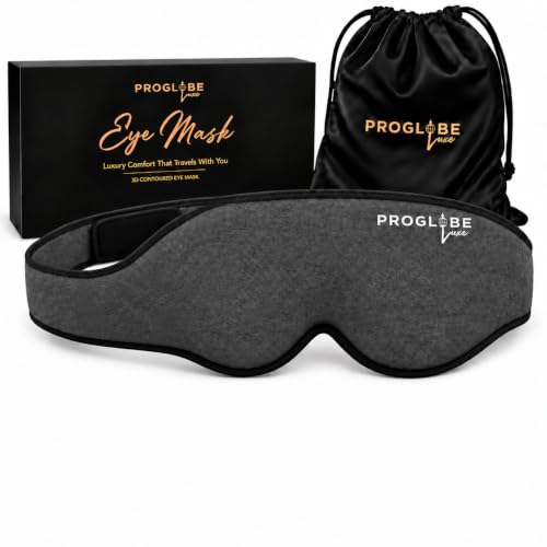 Luxe Lash Extension Sleep Mask, 3D Contoured Blackout Eye Mask
