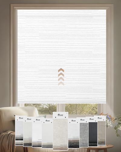 Motorized Blinds with Remote, APP, Voice Control - Light Filtering
