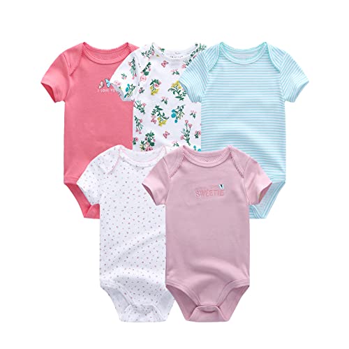 Newborn Layette Gift Set Bodysuits Pants for Baby Girl and Boy 24 Piece 100% Cotton Essentials and Accessories - view 2