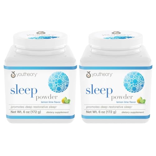 Sleep Powder, Natural Lemon-Lime Flavor, 6 oz, 2 Pack Bundle