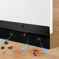 2 Pack Door Brush Sweep, 1.5 in x 39.37 in, 6.5ft Total