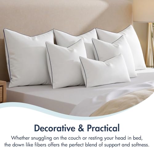12x20 Pillow Inserts, Fluffy Down Alternative Filling Pack of 2 - view 5