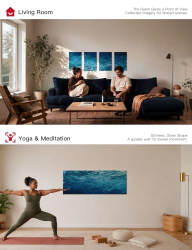 Decorative Acoustic Panels Sound Absorbing Art, 12 x 16 In, 8 Pack - view 4