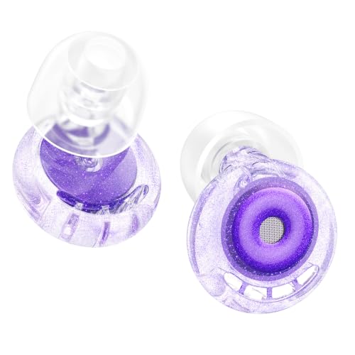 Concert Ear Plugs for Hearing Protection, Reusable, Stylish Look