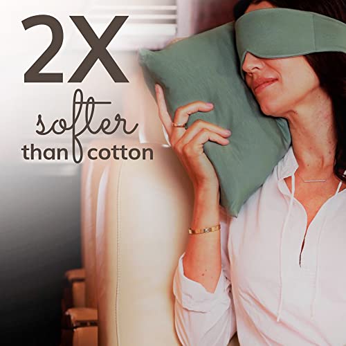 Travel Pillow for Airplanes, Small Pillows for Sleeping, Sage Green - view 5