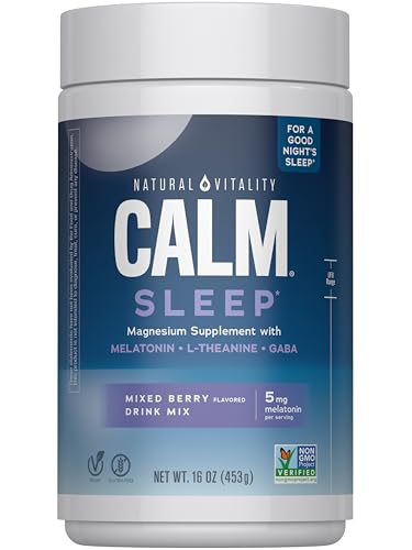 Calm Sleep Melatonin | with Ashwagandha, L-Theanine & GABA