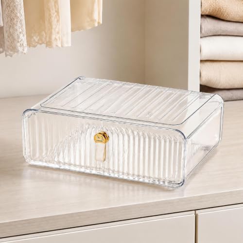 Drawer Organizer, Stackable Acrylic Bra Storage Box - view 3