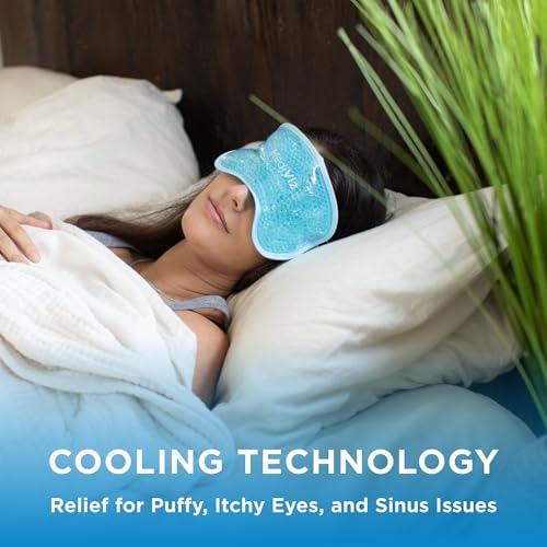 Cooling Gel Eye Mask, Blue - view 2