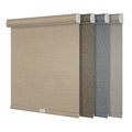 Blackout Roller Shades for Windows, Beige, Custom Size