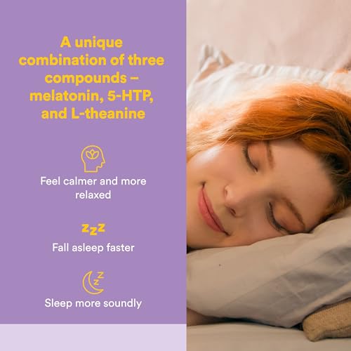 Stress-Relax Tranquil Sleep, Sleep Aid with Suntheanine L-Theanine, 5-HTP, Melatonin, 45 Softgels - view 2