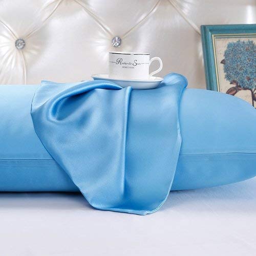 100% Pure Silk Satin Sheet Set 4pcs, Silk Fitted Sheet 15" Deep Pocket Mattress fit,Silk Flat Sheet&Silk Pillowcases Set Soft Silk Sheets|Wrinkle Free Fade Resistant.(Navy Blue,Queen) - view 4