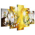Acoustic Panels Canvas Wall Art Print Flowers Orchid 90x45 Inch