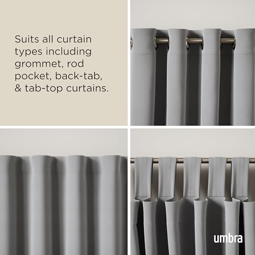 Twilight Curtain Rod, Wrap Around Blackout, 30 to 84 Inches, Nickel - view 5