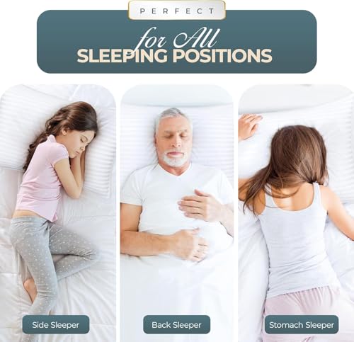 Hotel Bed Pillows for Sleeping, Pillows Queen Size Set of 4 - view 2