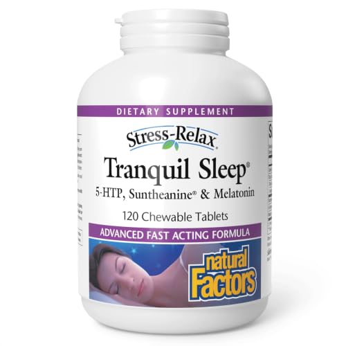 Tranquil Sleep Melatonin Supplement, 120 Chewable Tablets