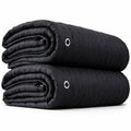 96" x 80" Extra Large Sound Dampening Blankets with Grommets (2-Pack), Light Blocking Acoustic Blankets for Wall Hanging and Studios, Machine Washable, 12LBS