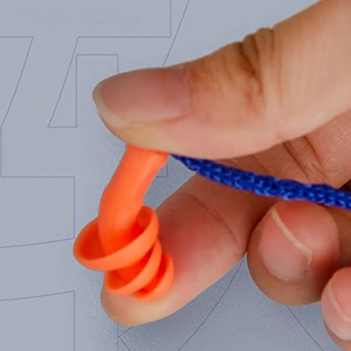 5 Pairs of Silicone Earplugs with Ropes for Sound Insulation,Noise Reduction,and Noise Prevention,Suitable for Sleep/Study/Travel,Reusable - view 5