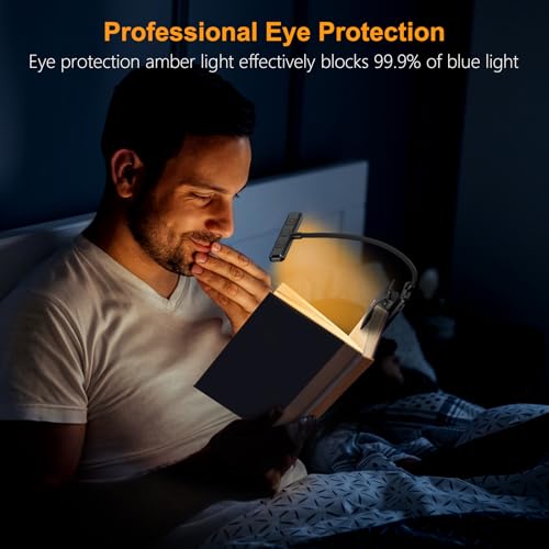 19 LED Rechargeable Book Light for Reading in Bed - view 4