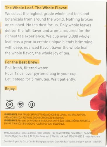 Organic African Nectar Tea, Rooibos Herbal Blend with 1.32 oz - view 4