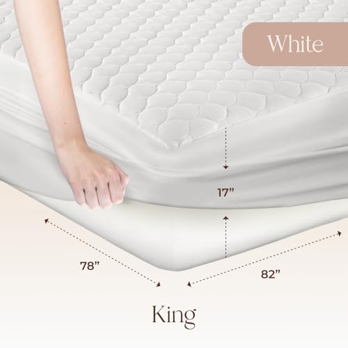 100% Cotton Organic Quilted Mattress Pad Protector - view 2