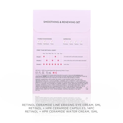 Elizabeth Arden Retinol + HPR Ceramide Rapid Skin Renewing Anti-Aging Face Serum Capsules, Fine Lines & Wrinkles Treatment with Peptides, Vitamin E, & Niacinamide - view 2