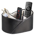 PU Leather TV Remote Control Holder,Pen Caddy/Cup,Art Supplies Organizer