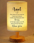 Best Aunt Gifts from Niece Nephew Fabric Bedside Table Lamp