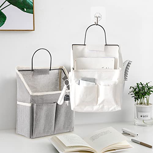 Wall Hanging Storage Bag 4 Pcs Fabric Closet Organizer Pockets - view 3