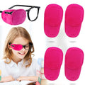 4 Pack Eye Patches for Kids, Medical Eye Patch Soft Eye Patch for Glasses Treating Lazy Eye Amblyopia Strabismus for Children, Pink