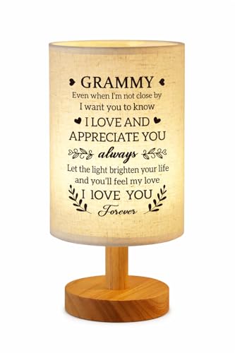 Grammy Gifts from Grandkids, Fabric Bedside Table Lamp Presents