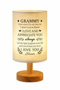Grammy Gifts from Grandkids, Fabric Bedside Table Lamp Presents