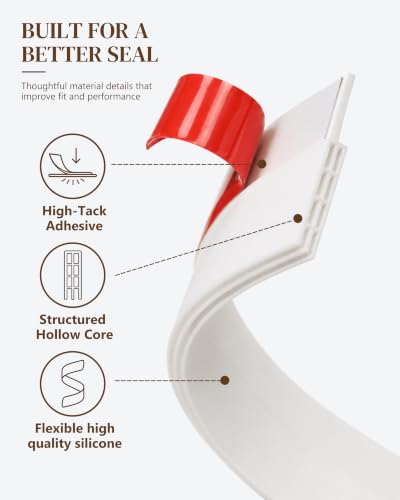 Door Draft Stopper, Door Sweep, Weather Stripping Seal, 39.4 Inch - view 3