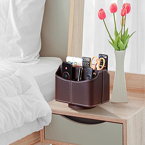 360° Spinning Remote Control Holder,TV Remote Caddy for Nightstand Table - view 6