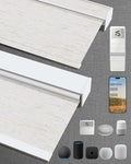 Motorized Blinds with Remote, APP, Voice Control - 100% Blackout