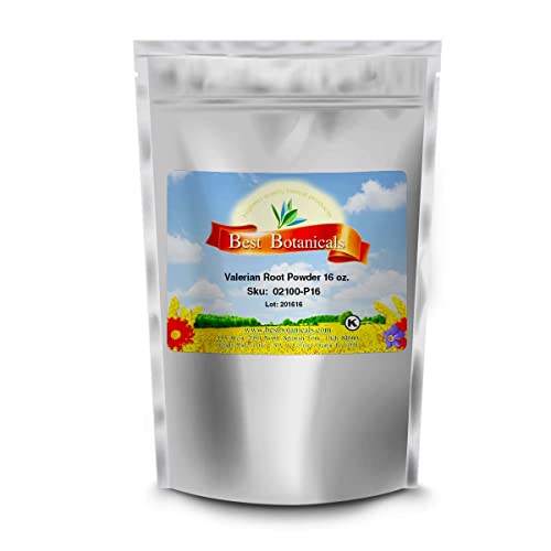Valerian Root Powder — Gluten Free Sleep Enhancer for Adults — Natural Sleep Tea, Vegan Supplement — 16 oz - view 3