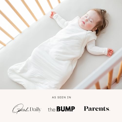 Sleep Bag 1.0 TOG, Rayon Made From Bamboo Wearable Blanket, Dual Zipper For Infants And Toddlers Nursery Essentials - view 6