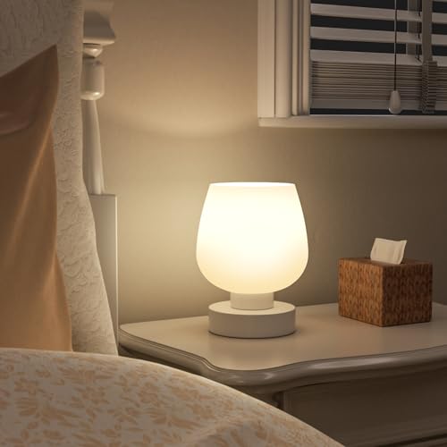Small Touch Table Lamp for Nightstand, 3 Way Dimmable Bedside Lamp - view 2