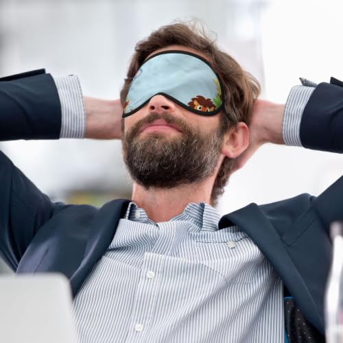 Sleep Mask Blackout, Soft Satin Fabric & Adjustable Strap - view 6