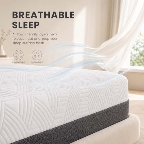 10 Inch Queen Gel Memory Foam Mattress in a Box with Cooling - view 5