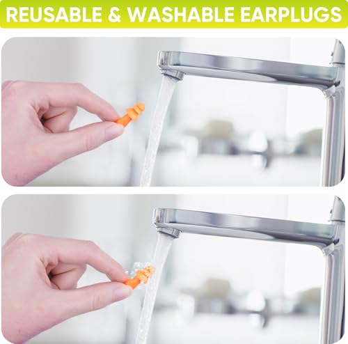 48 Pairs Silicone Ear Plugs for Noise Reduction, 25 dB NRR - view 4