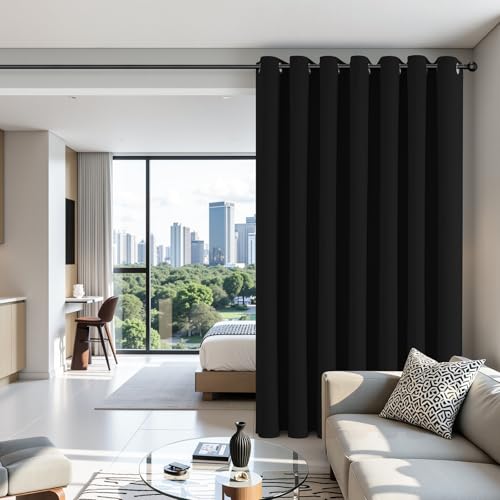 Blackout Patio Sliding Door Curtains, Privacy Room Divider Curtains - view 3