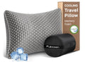 Small Cooling Memory Foam Pillows for Travel, Camping, Airplanes